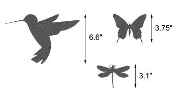 Garden Guests Tracing Template Set 3pc